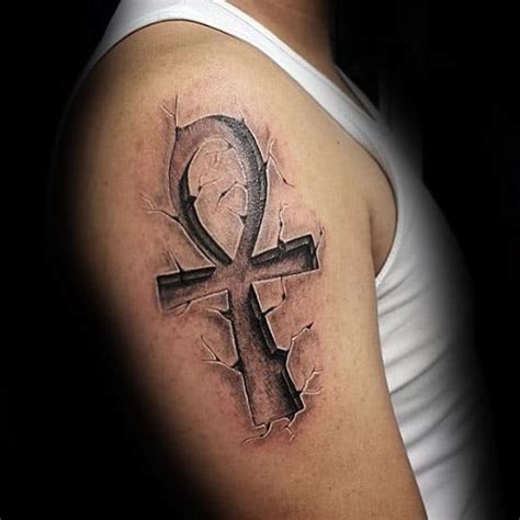 ankh tattoo men